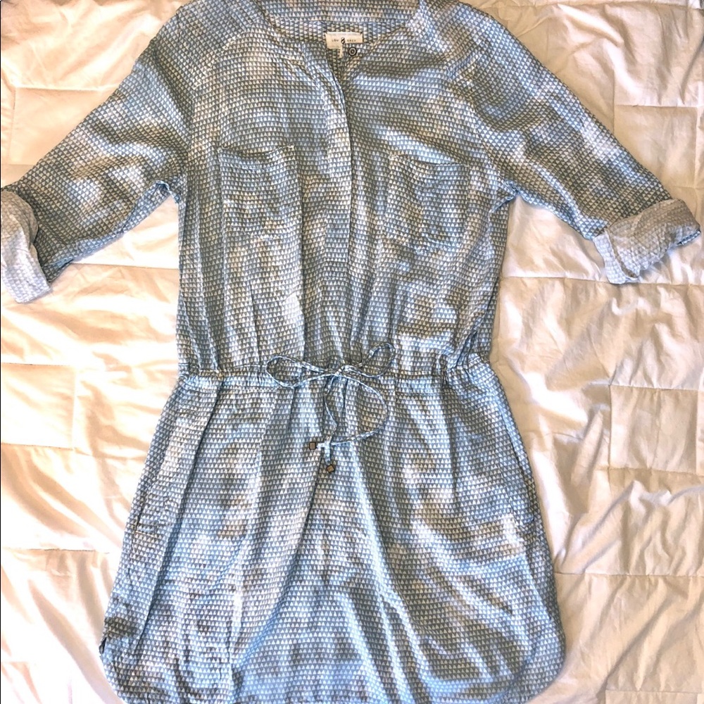 Lou & Grey chambray shirt dress